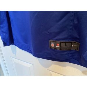 Nike New York Giants Saquon Barkley Blue Jersey Large